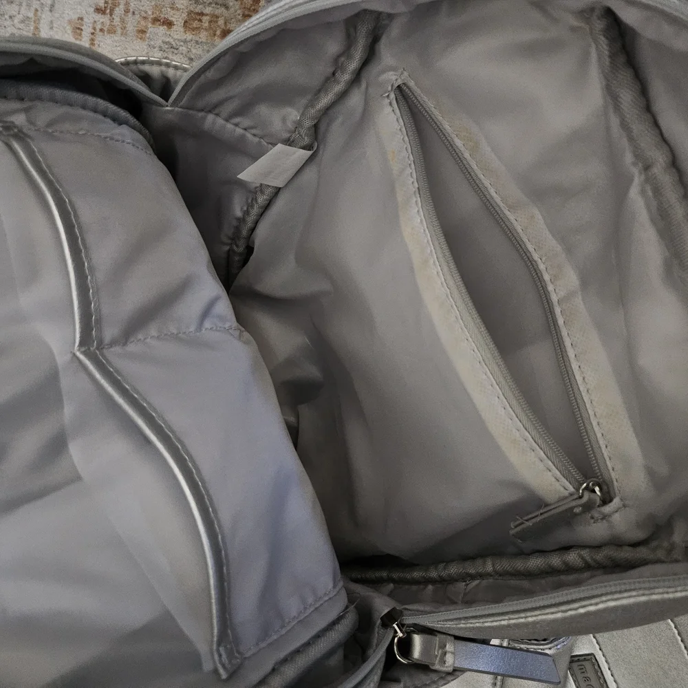Modern Silver Backpack Set - Picture 3 of 3
